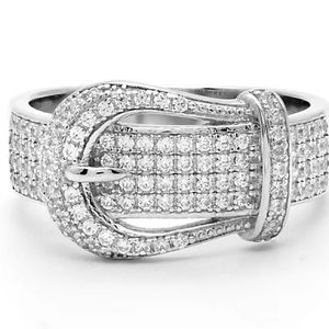 Buckle Ring Sterling Silver